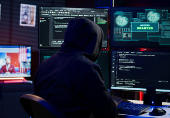 Illustration digitaler Erpressung durch Ransomware